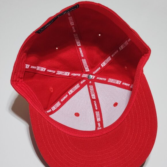 KB Ethos Classic Red Baseball Cap – Snapback Style - Picture 5 of 6